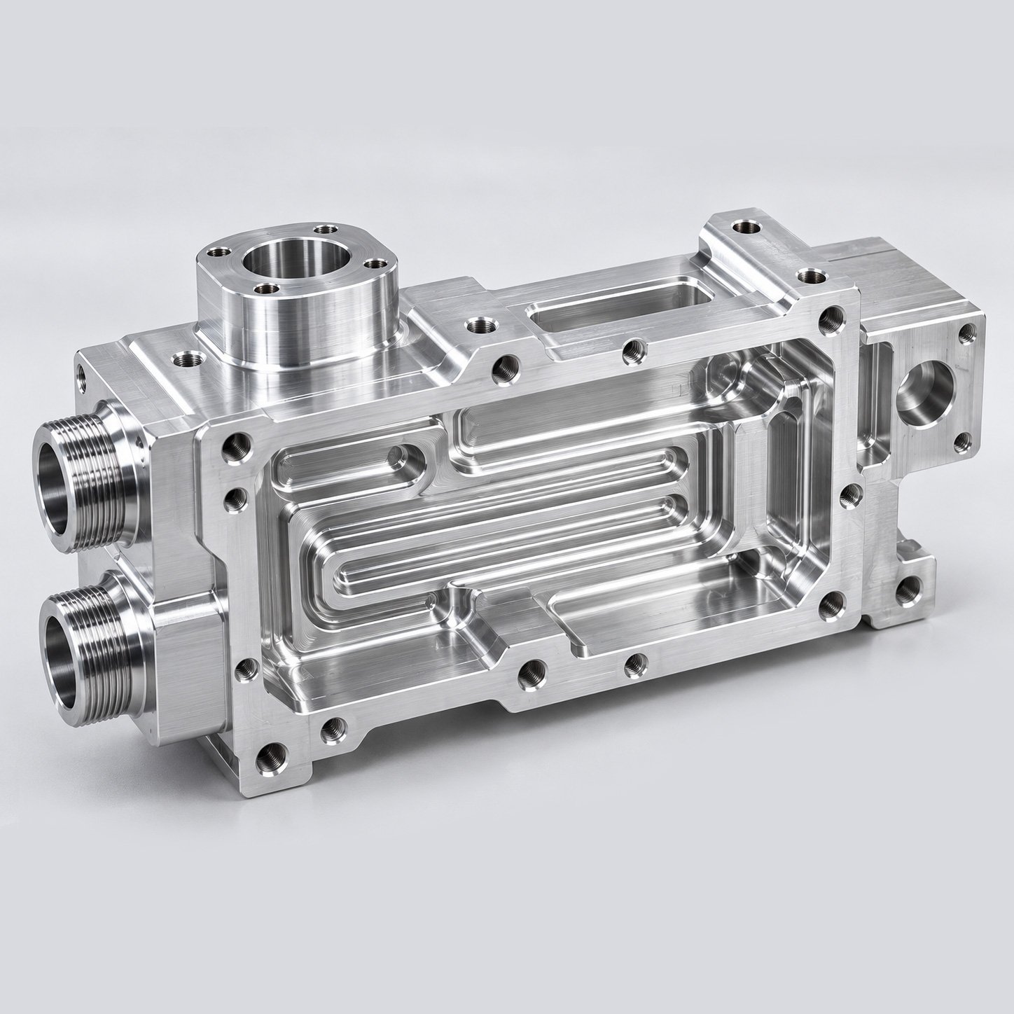 cnc liquid cooling chamber parts 1