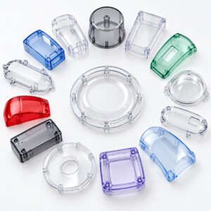 clear pc injection molded cover