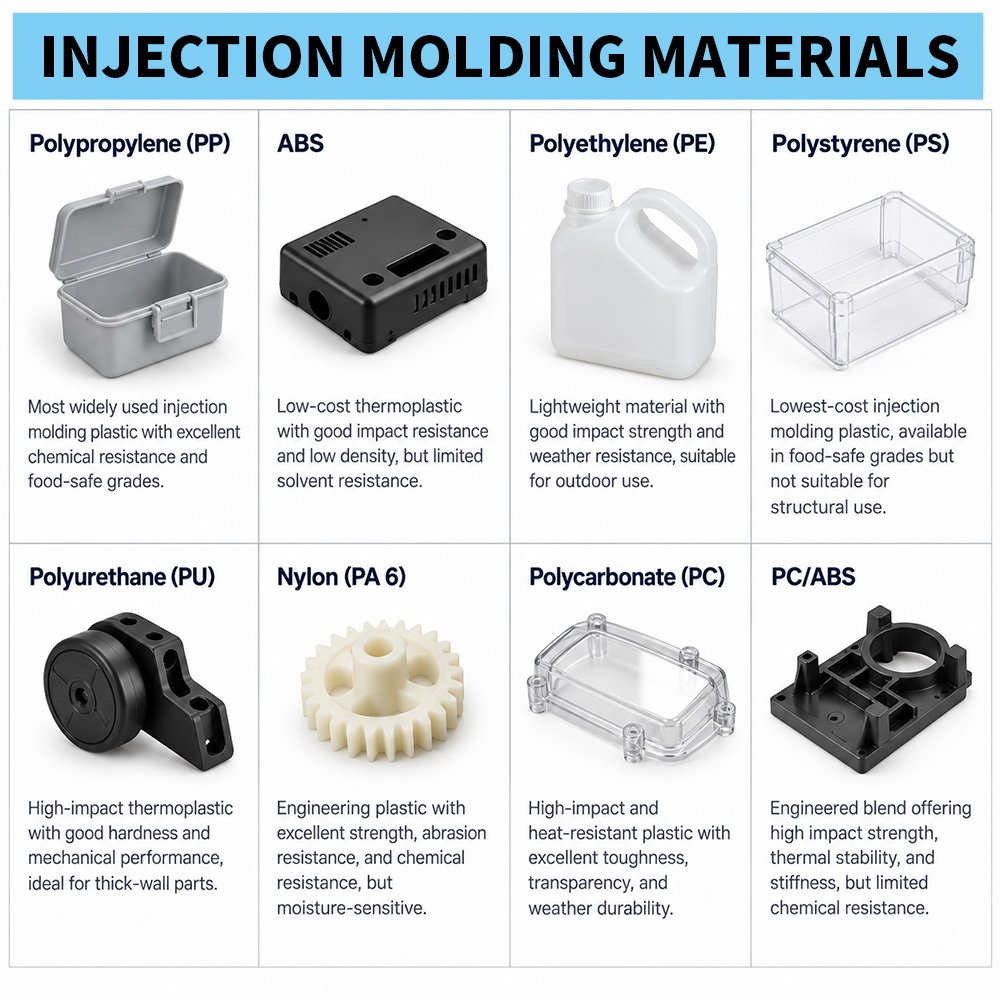 injection molding materials