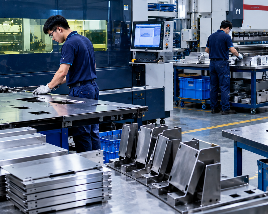 Sheet Metal Shaping OEM/ODM Service worker
